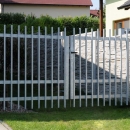 Ocelová žárově pozinkovaná brána do zahrady