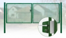 Brána zahradní dvoukřídlá výška 160 x 450 cm zelená na FAB Exklusiv různé barvy