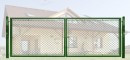 Brána zahradní dvoukřídlá výška 200 x 600 mm na záklapku Exklusiv